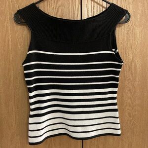 HeartSoul Off-the-shoulder Striped Tank Top